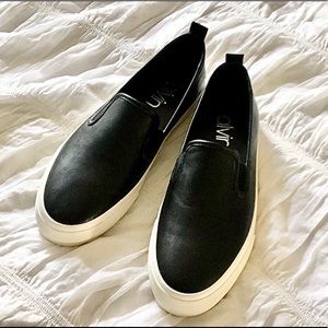 Calvin Klein black loafers/slip ons